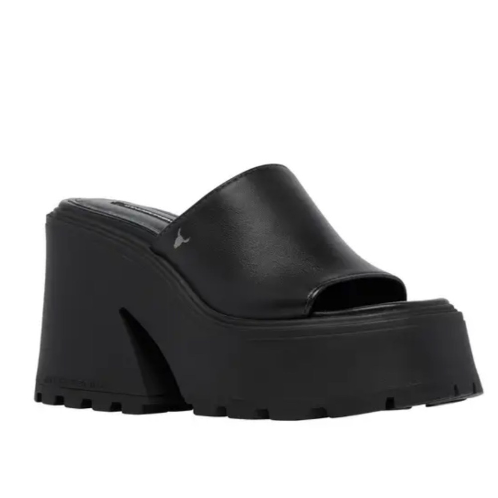 Windsor Smith Edgy Platform Leather Sandals